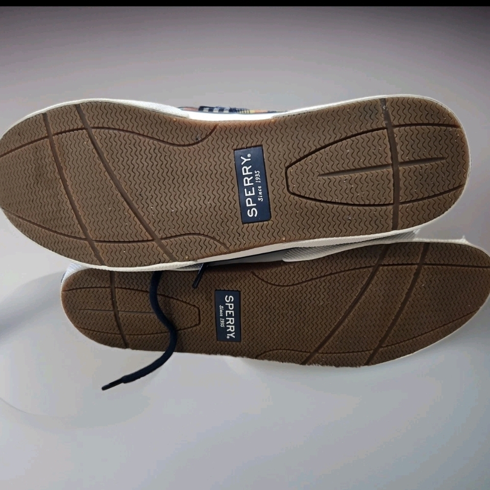 Sperry  Plaid Boat Shoes Men’s 11.5 Memory Foam Casual Preppy Coastal - Picture 14 of 14